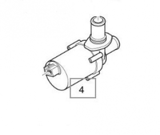 Eberspächer Waterpomp voor Hydronic M II, type nr: 25 2434 kachels. 12 Volt